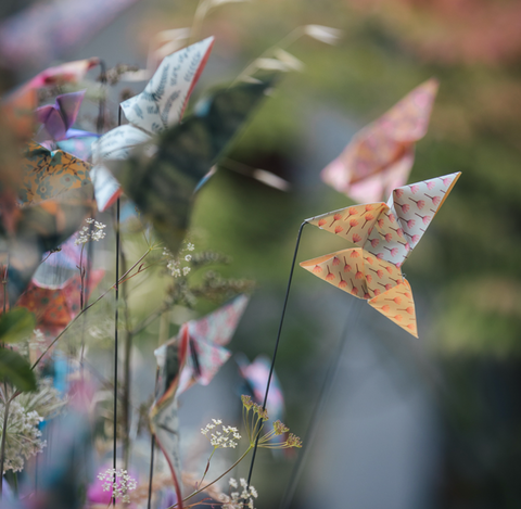 Federstahldraht für Origami Schmetterlinge