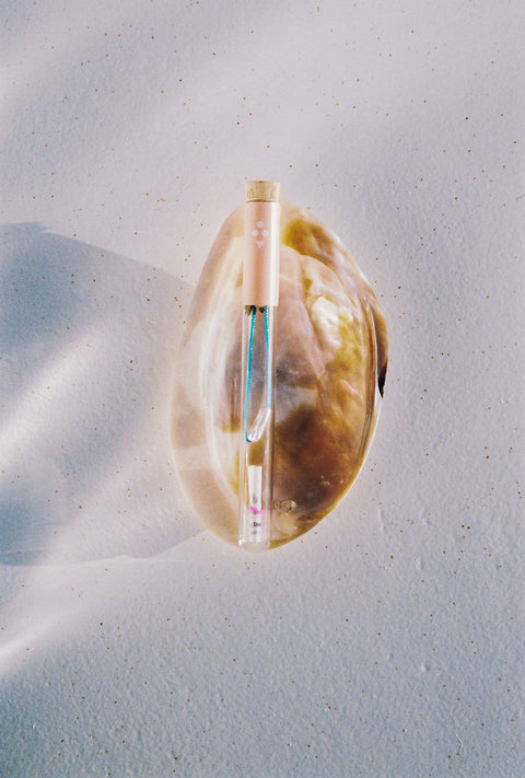 Mini Glas Perlen - Süßwasserperle Armband - Sorbet Island