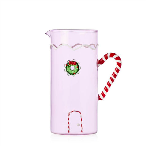 Ichendorf Milano Sweet And Candy Sweet & Candy – Rosa, Zuckerstangen-Henkel mit Kranz