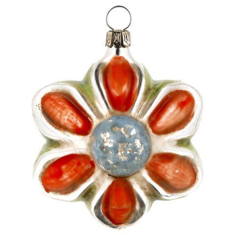 Glas Große Blüte, patiniert