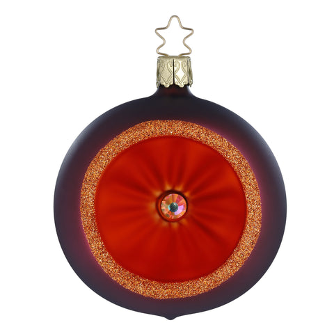 Lichterglanz rotwein matt, 8 cm