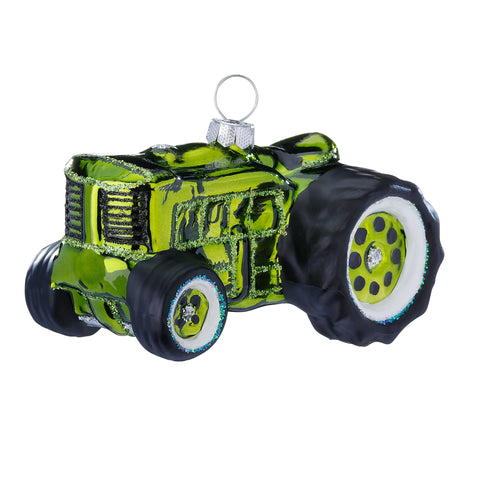 Traktor grün, 9,5 cm