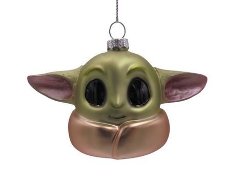 Star Wars Baby Yoda Christbaumschmuck aus Glas