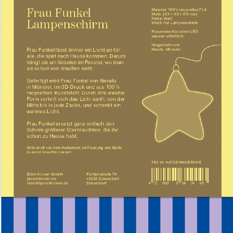 Frau Funkel Lampenschirm