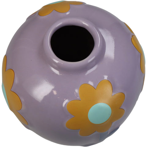 Blumenvase mit Blüten Ornament