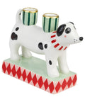 Keramik-Kerzenhalter Hund (handbemalt)