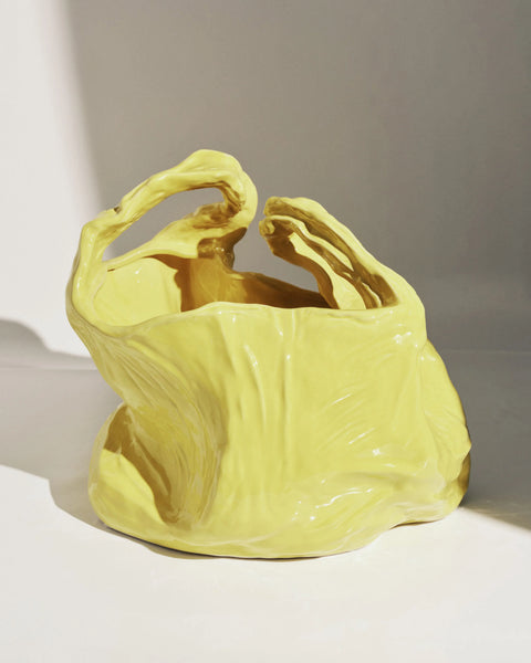 SERAX Vase Yellow Gala
