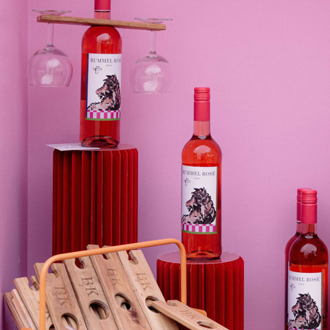Getränkehalter Holzbrett BK