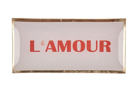 Love Plates Glasteller - L´AMOUR