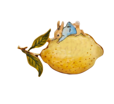 Emaille Broschen aus England