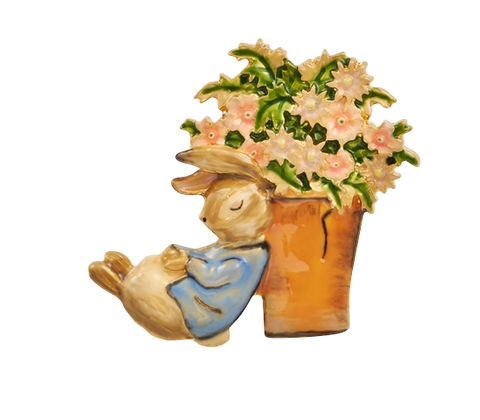 Emaille Broschen aus England