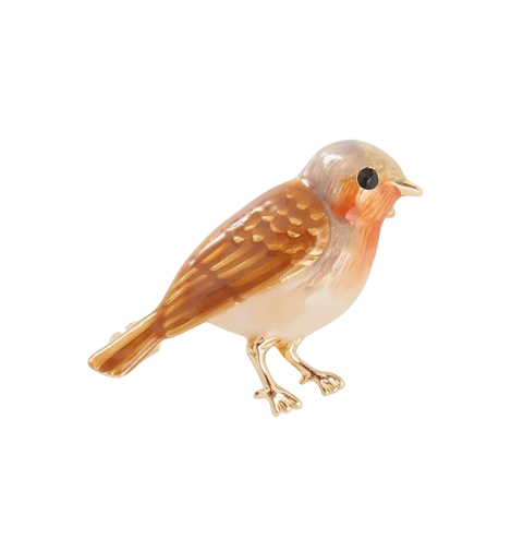 Emaille Broschen aus England