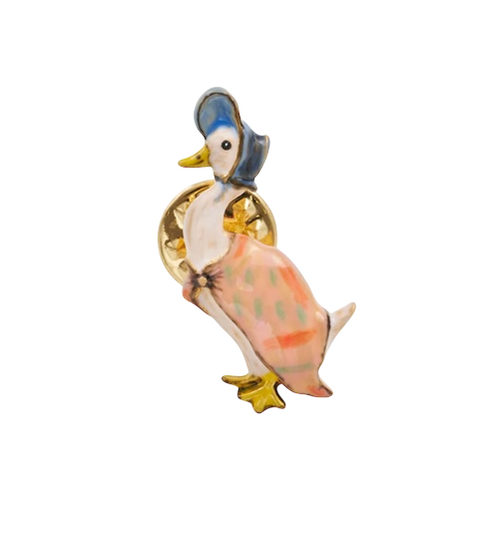 Emaille Broschen aus England