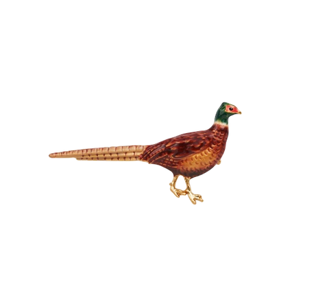 Emaille Broschen aus England