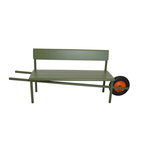 Weltevree Wheelbench Aluminium Olive Green