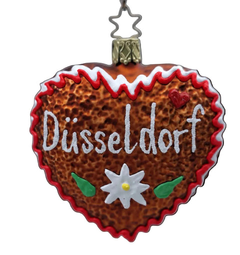 Lebkuchenherz Düsseldorf, Christbaumschmuck von Inge Glas