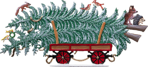 Wagen mit Baum