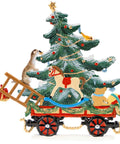 Wagen mit Geschenkelieferung
