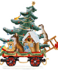Wagen mit Geschenkelieferung