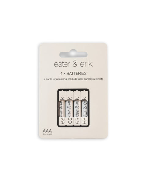 ester & erik Batterien AA / AAA (4er Pack)